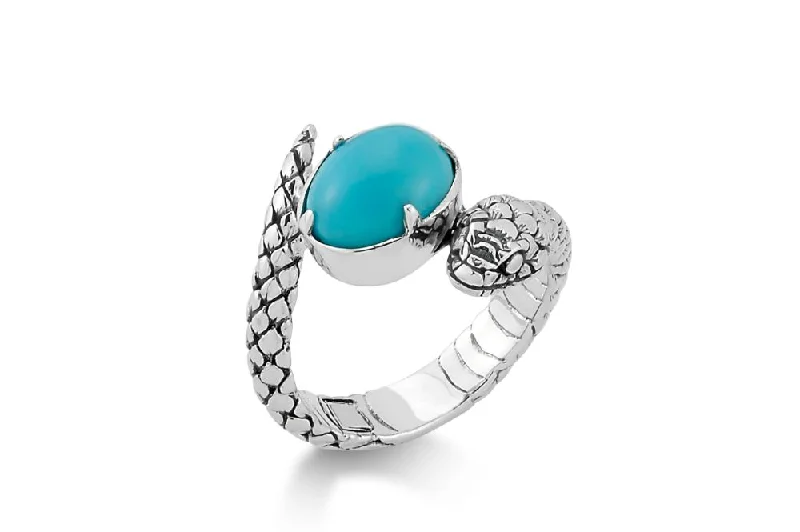 Pinch band rings-Pinch band rings-Banua Ring- Turquoise