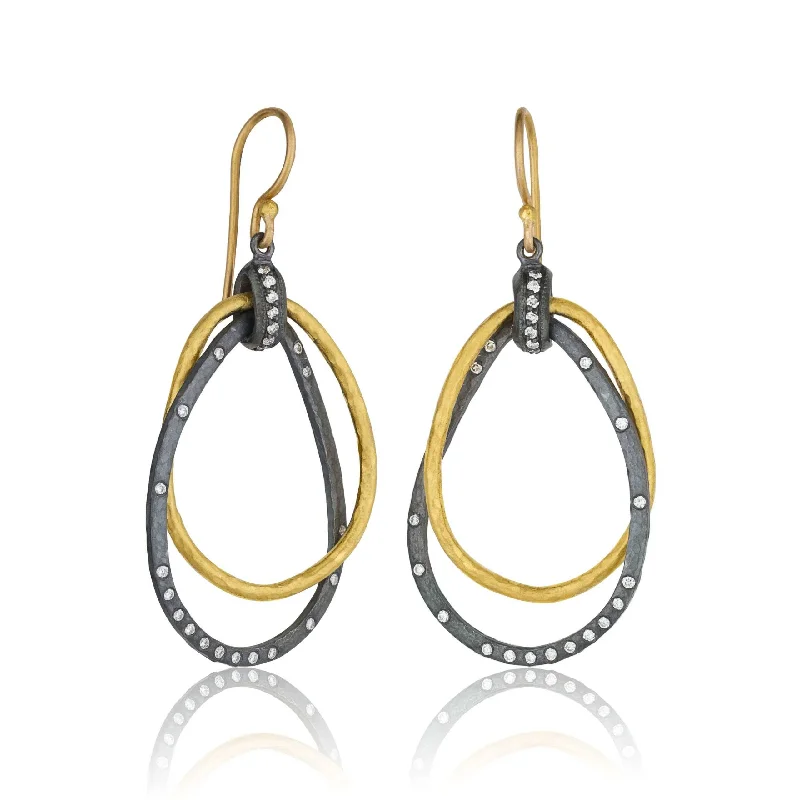 Large hoop earrings-Lika Behar Kelly Earrings