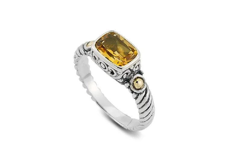 High shine rings-High shine rings-Gede Ring- Citrine