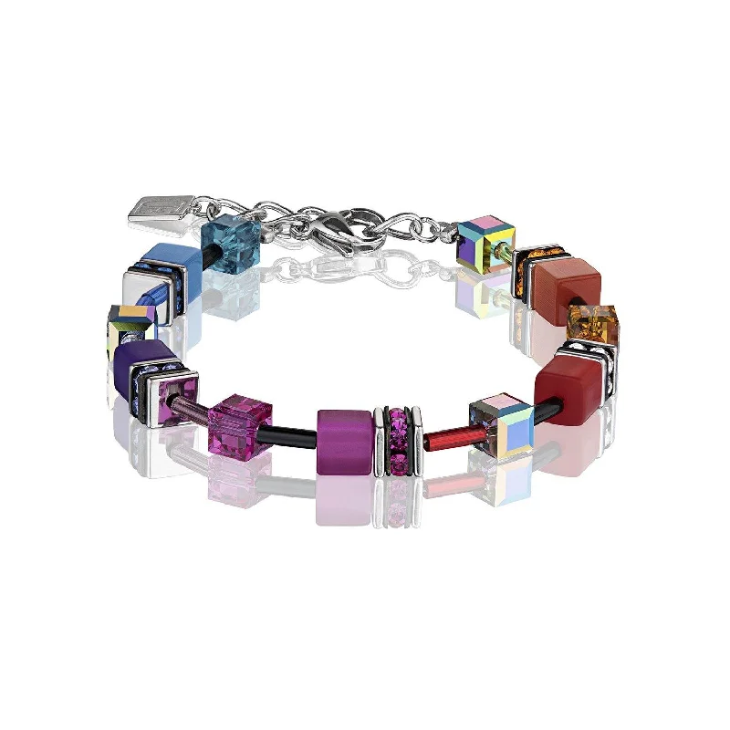 Coeur De Lion Multicolour Swarovski® Crystals GeoCUBE® Bracelet