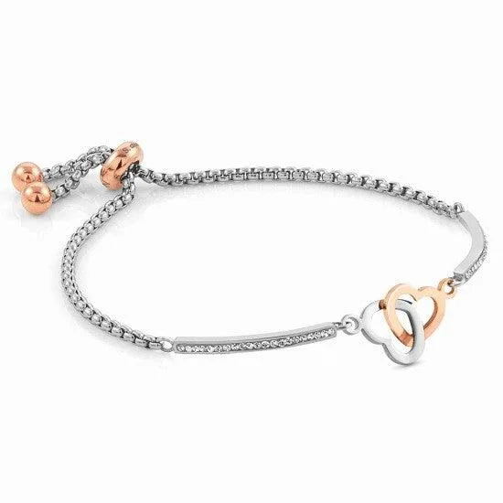 Nomination Milleluci Interlocking Hearts Bracelet