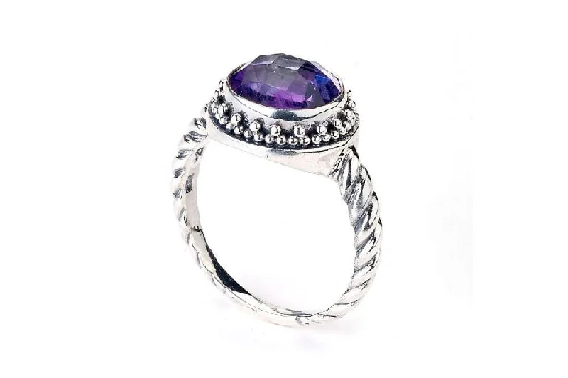 Old promise rings-Old promise rings-Batur Ring- Amethyst