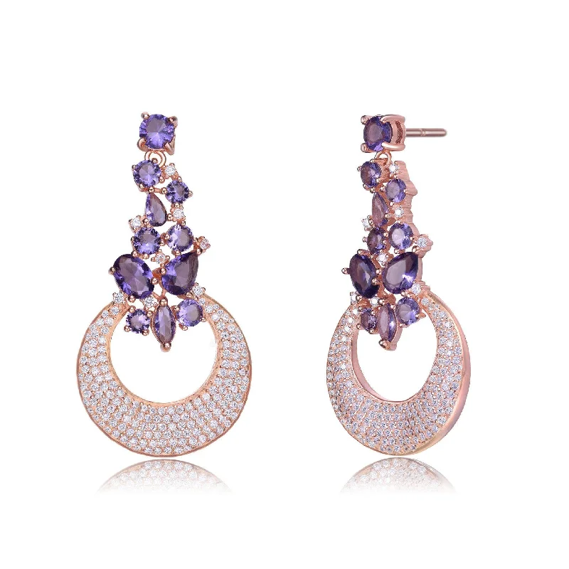 Topaz stone earrings-Louise Clustered Round Limited Edition Earrings