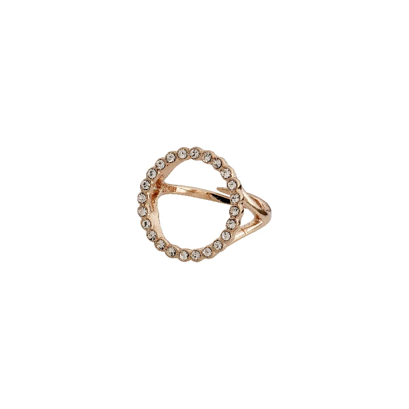 Tight clasp rings-Tight clasp rings-MALIN ring rosegold-plated