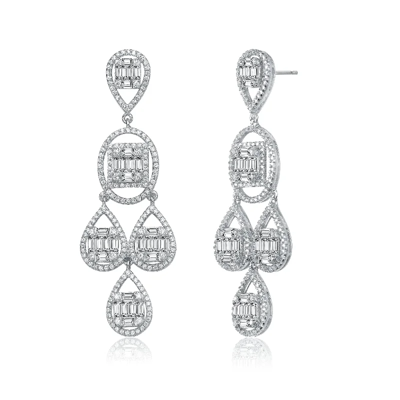 Coiled cord earrings-Antoinette Teardrop Maxi Earrings