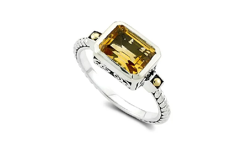 Flow style rings-Flow style rings-Eirini Ring- Citrine