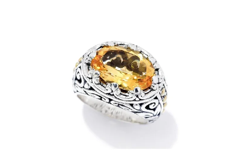 Whimsical rings-Whimsical rings-Sayan Ring- Citrine