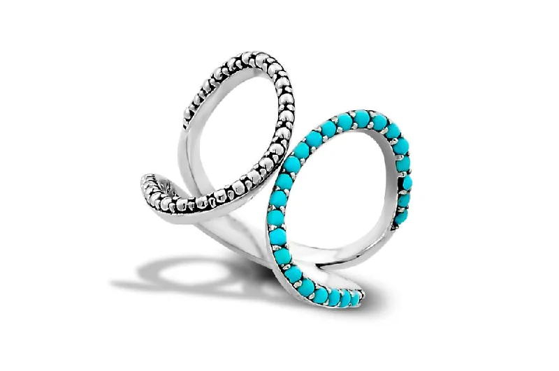 Agate gem rings-Agate gem rings-Bukit Ring- Turquoise