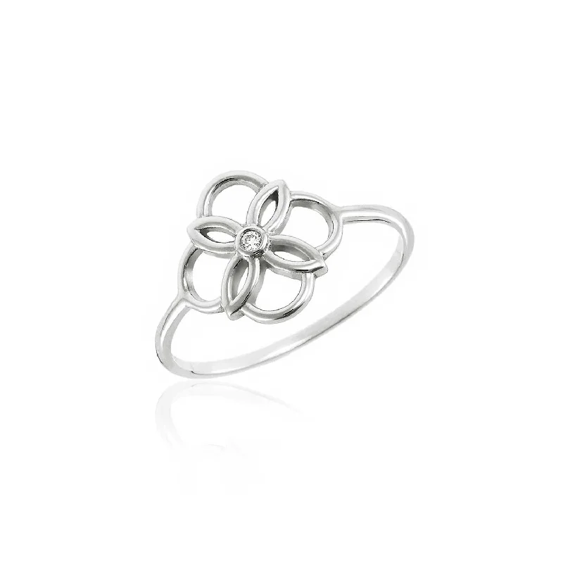 Pure form rings-Pure form rings-Daisy One Diamond Ring