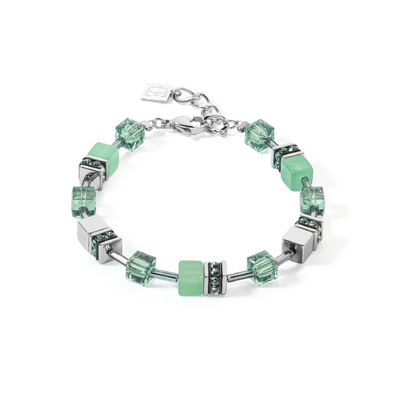 Coeur De Lion GeoCUBE® Iconic Precious Green Bracelet