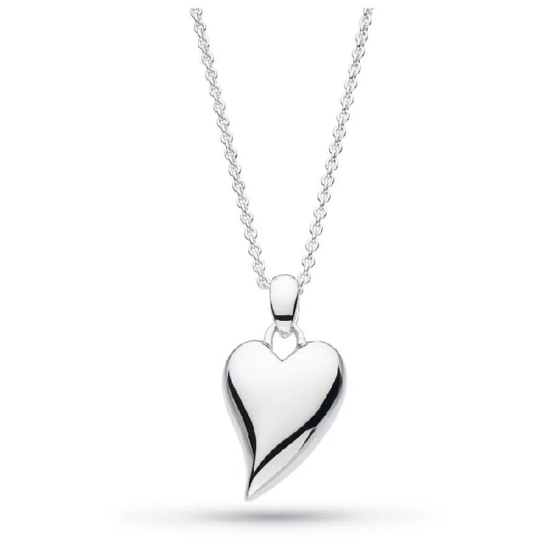 Silver Desire Cherish Midi Heart Necklace