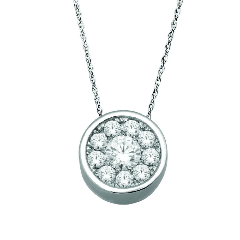 Trio birthstone necklaces-De Couer 10k White Gold 1/4ct TDW Diamond Necklace