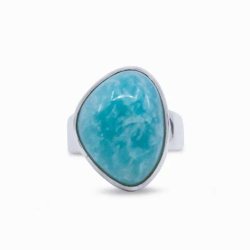 Tiny stack rings-Tiny stack rings-Amazonite Ring