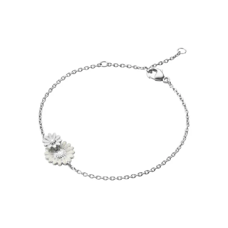 Silver Daisy Bracelet