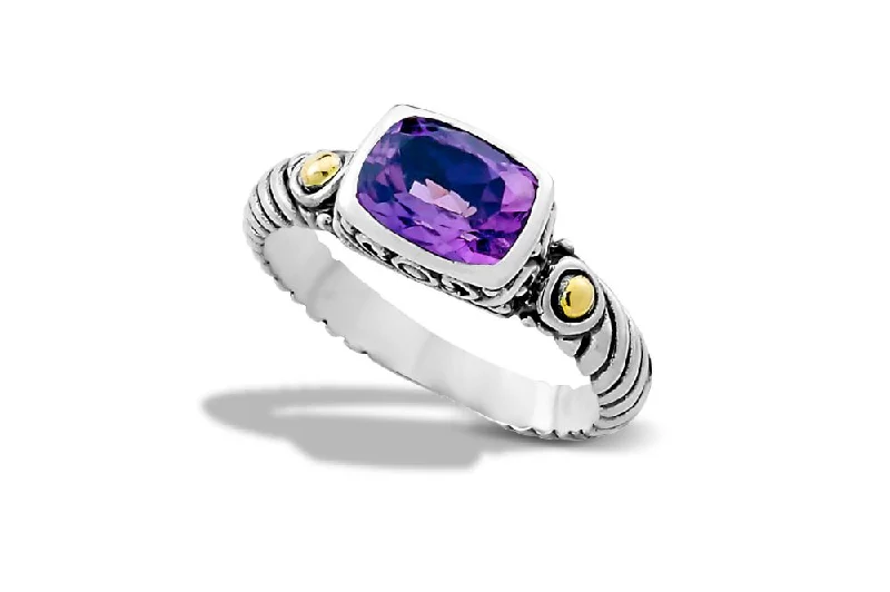 Fluid design rings-Fluid design rings-Gede Ring- Amethyst