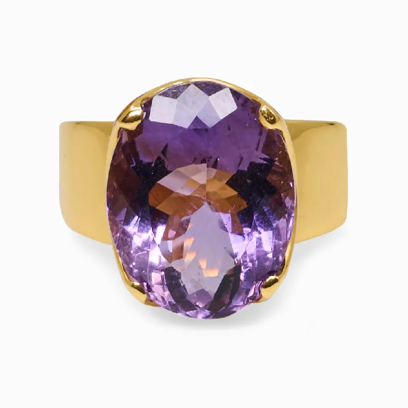 Cultured pearl rings-Cultured pearl rings-Amethyst Ring