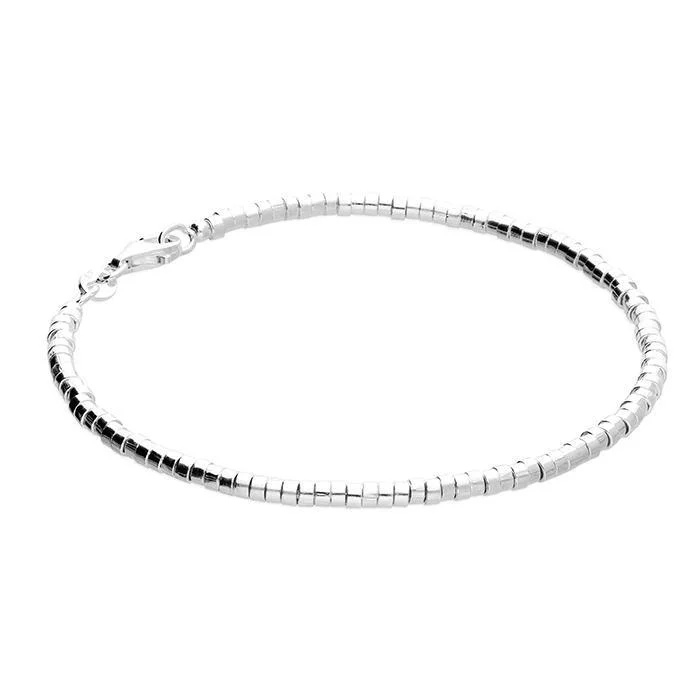 Sterling Silver Small Barrels Bracelet