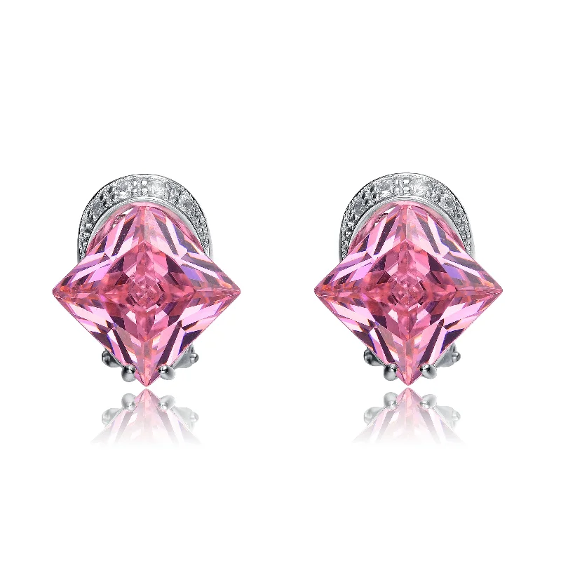 Victorian style earrings-La Scène Large Solitaire Earrings