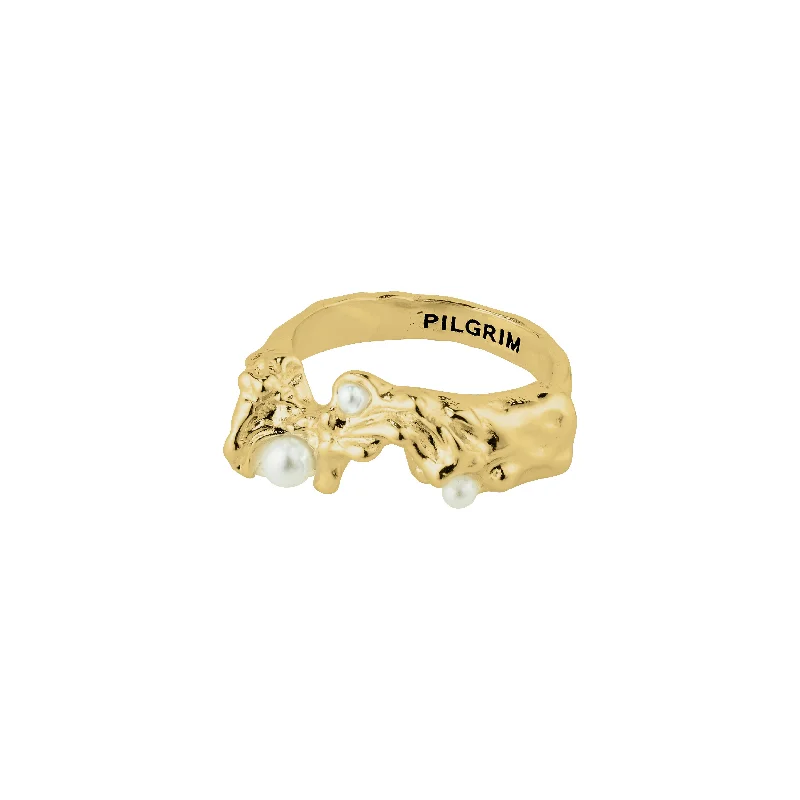 Stellar gem rings-Stellar gem rings-RAELYNN ring gold-plated