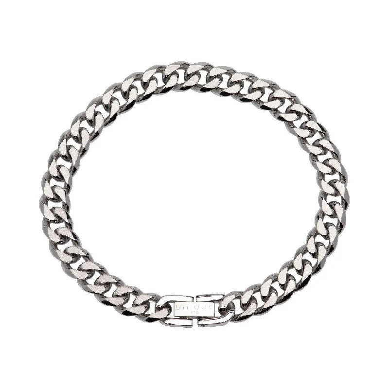 Unique & Co Stainless Steel Curb Chain Bracelet