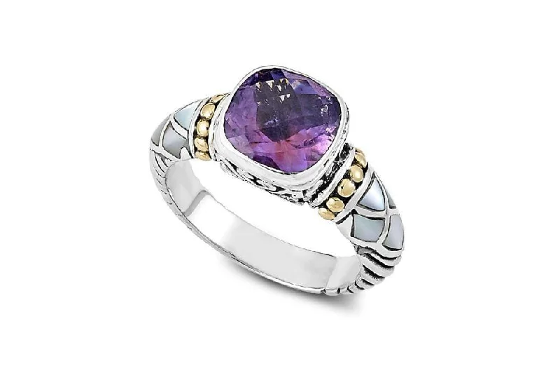 Bear design rings-Bear design rings-Rak Ring- Amethyst