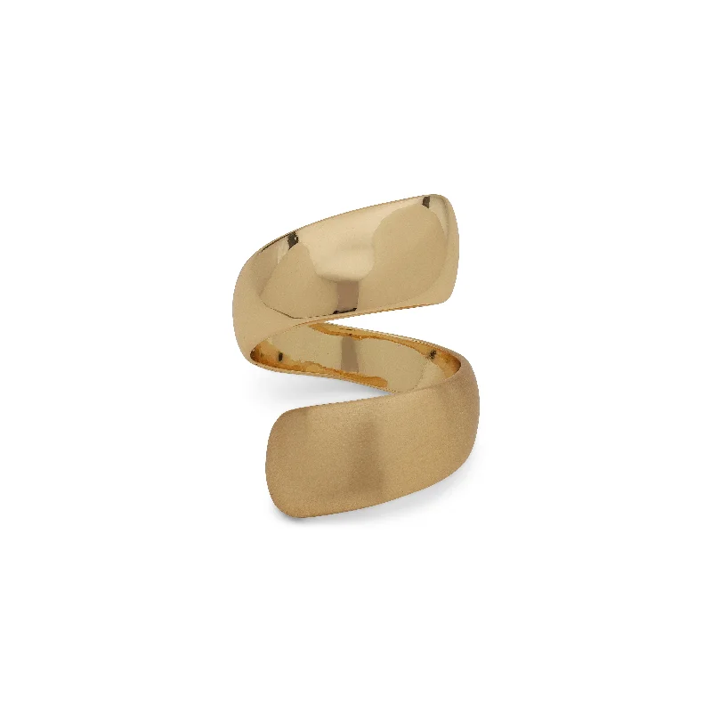 Bead trim rings-Bead trim rings-ALMA ring gold-plated