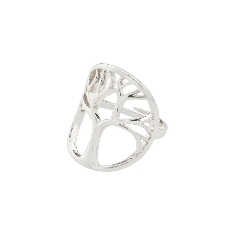 Faith charm rings-Faith charm rings-ALIA ring silver-plated