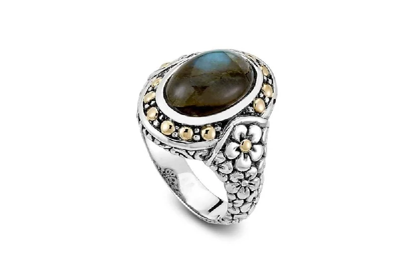 Faith charm rings-Faith charm rings-Ijen Ring- Labradorite