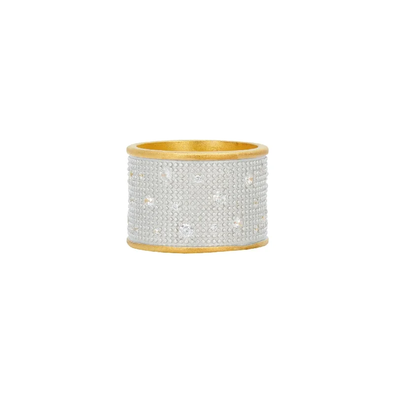 Illuminated Coast Wide Band Ring