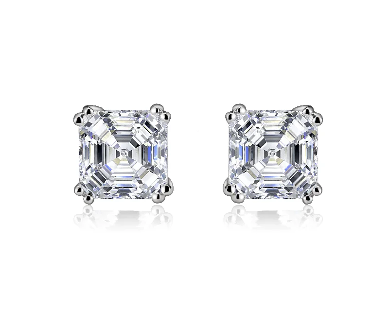 Petal design earrings-Renée Classic Rectangle Earrings