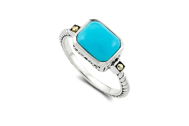 Shiny name rings-Shiny name rings-Eirini Ring- Turquoise