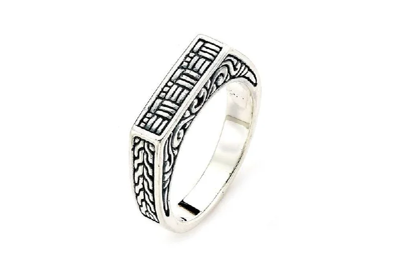 Leaf carved rings-Leaf carved rings-Tipas Ring