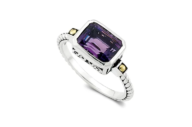 Pure crystal rings-Pure crystal rings-Eirini Ring- Amethyst