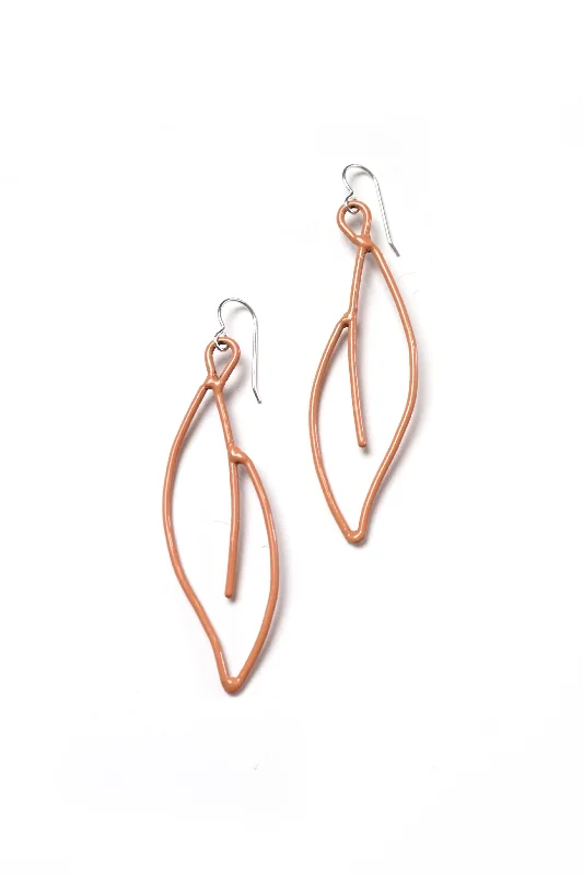 Square gem earrings-Verdoyante Earrings in Dusty Rose