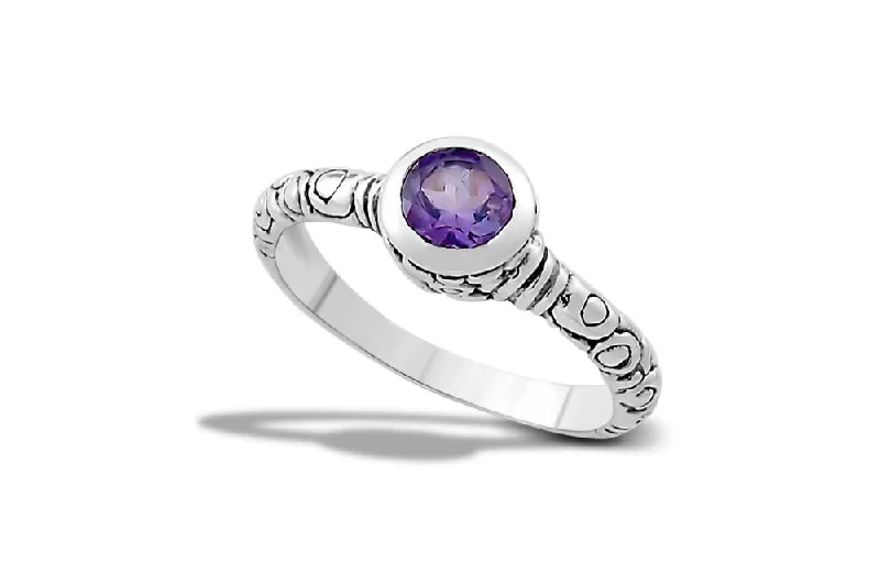 Fine pearl rings-Fine pearl rings-Iyang Ring- Amethyst