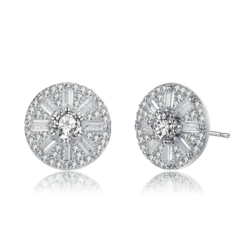 Citrine stud earrings-Amélie Zirconia Stud Earrings