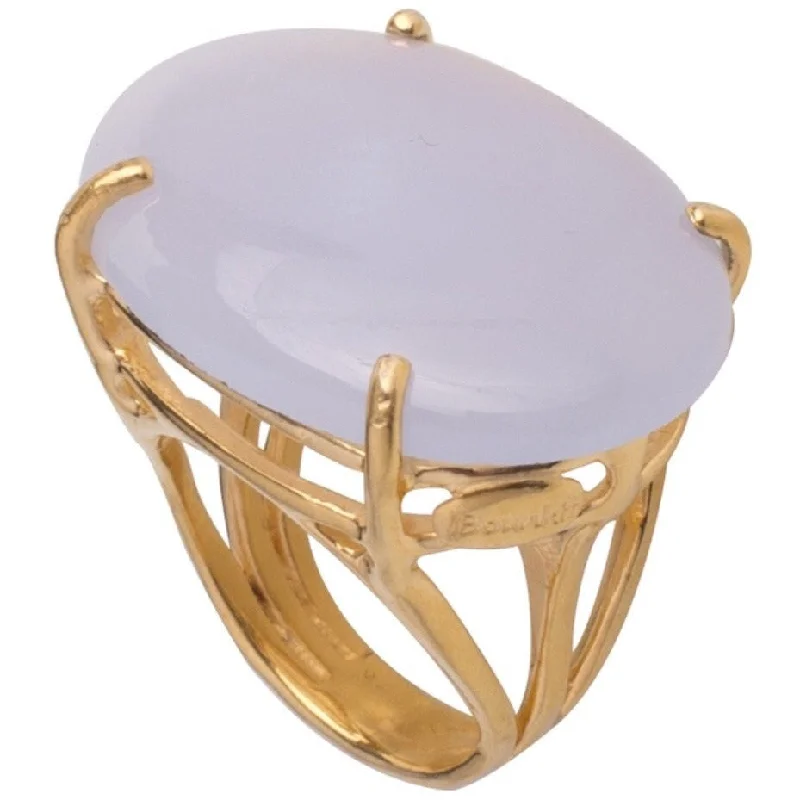 Stretch open rings-Stretch open rings-Chalcedony ring