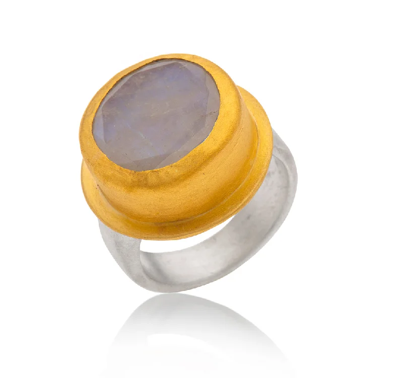 Heavy stone rings-Heavy stone rings-Nava Zahavi Spiritual insight Ring