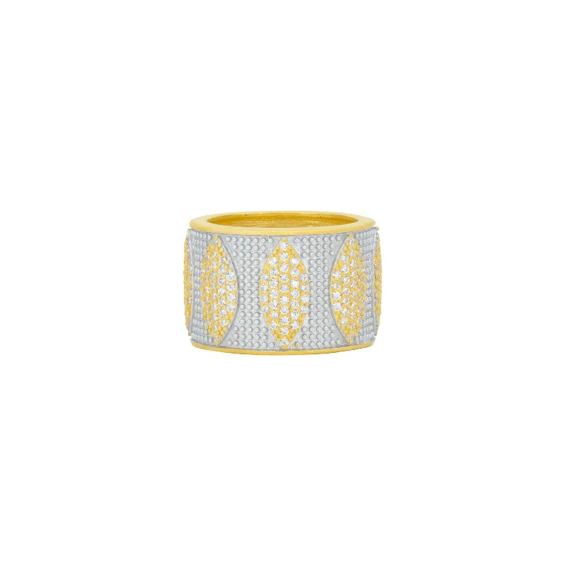 High shine rings-High shine rings-Brooklyn In Bloom Wide Band Ring