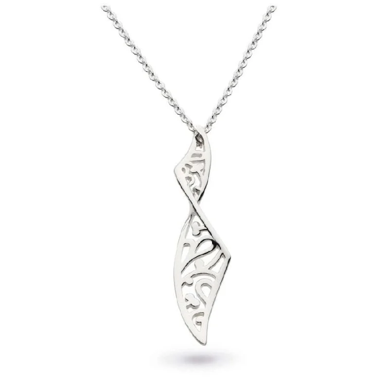 KH Silver Blossom Flourish Twist Ncklce